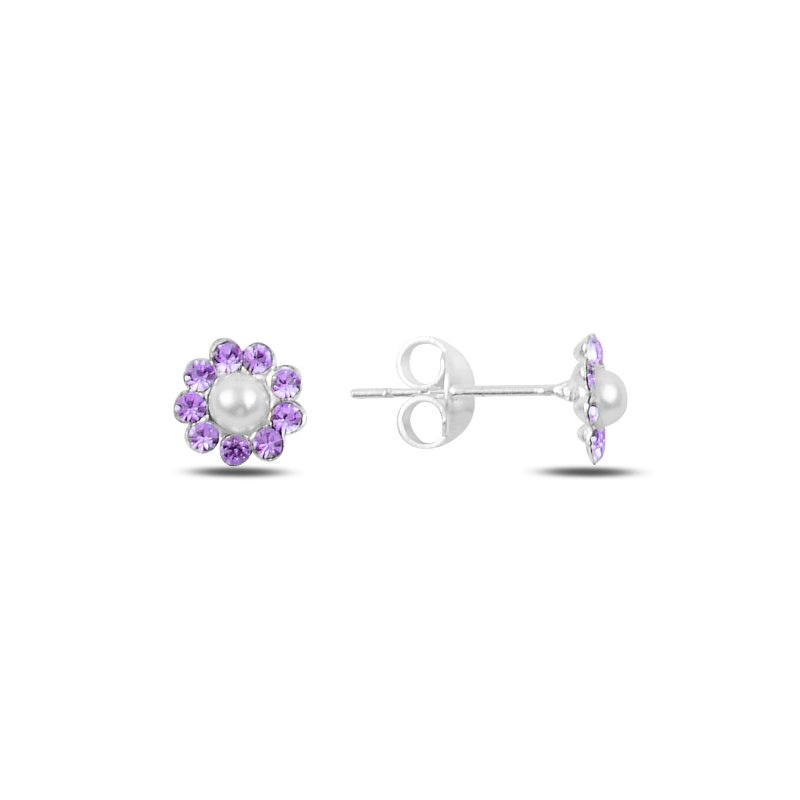 Crystal Daisy Stud Earrings - E91597