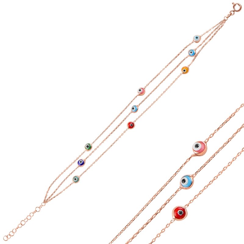 Evil Eye 3 Line Bracelet - B91690