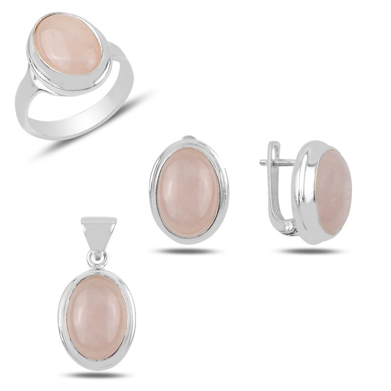 Rose Quartz Handmade Set - S92016