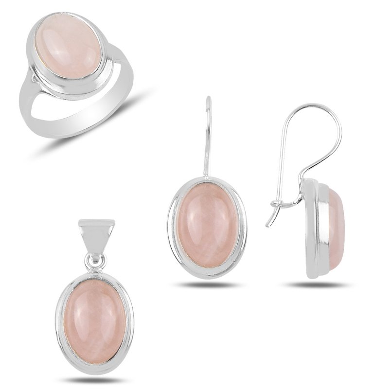 Rose Quartz Handmade Set - S92020