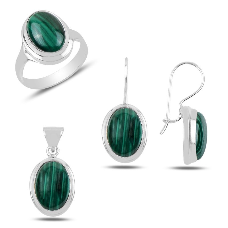 Malachite Handmade Set - S92027
