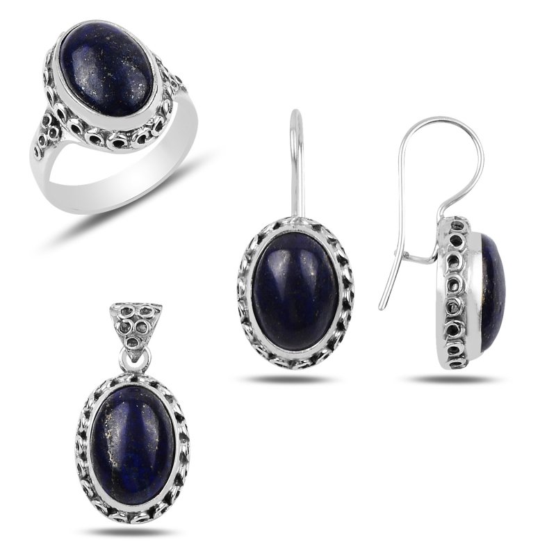Lapis Lazuli Handmade Set - S92038