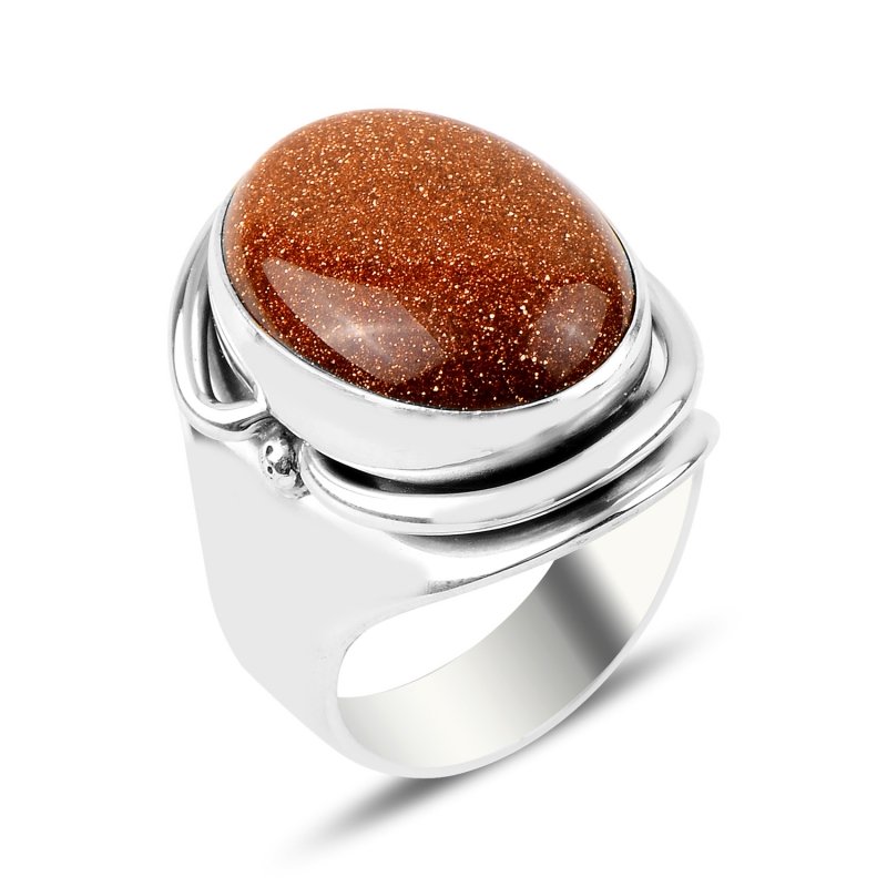 Goldstone Handmade Ring - R92090