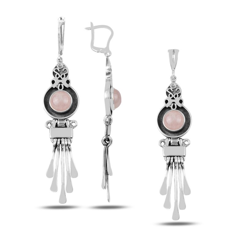 Rose Quartz Handmade Set - S92094