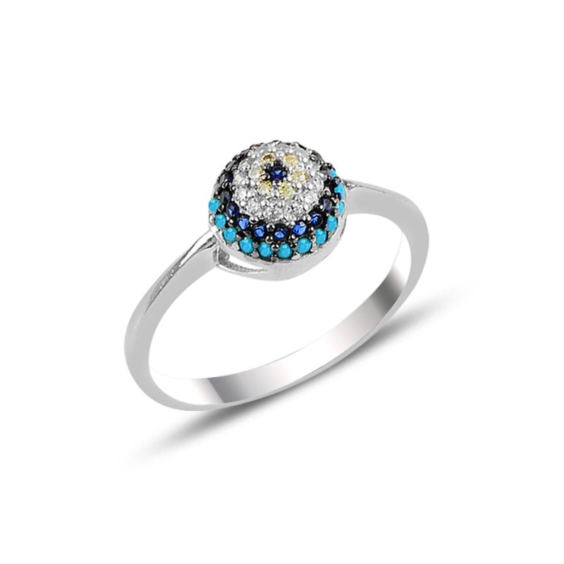 CZ Evil Eye Ring - R92352