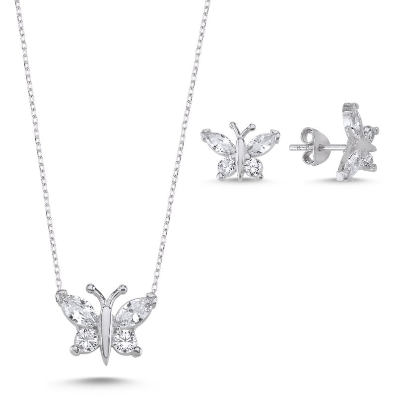Butterfly CZ Set - S92373