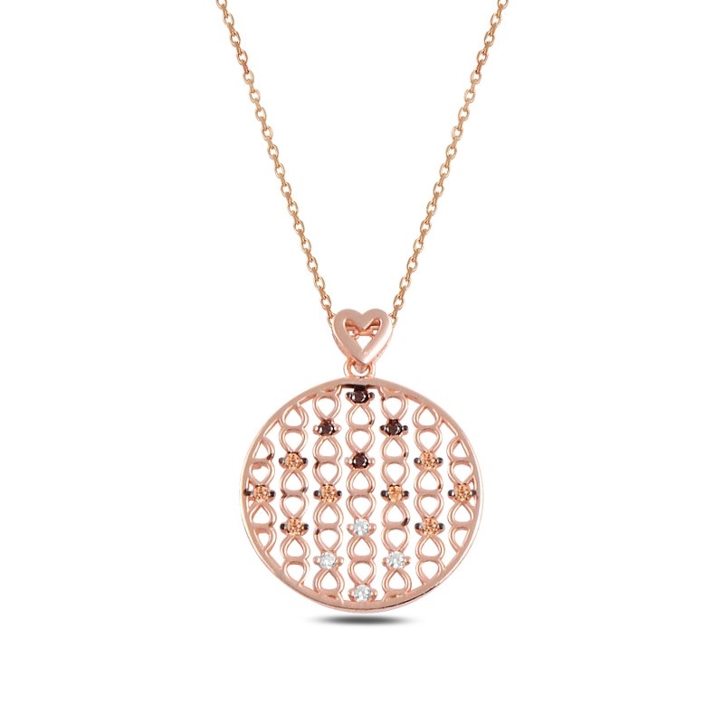 Colorful CZ Necklace - N92390