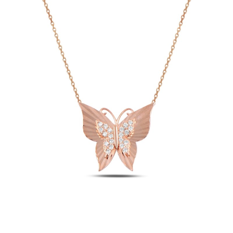 CZ Butterfly Necklace - N92402