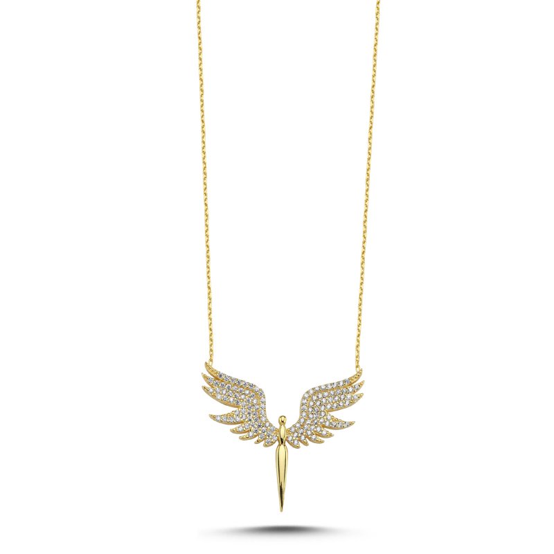CZ Angel Necklace - N92426