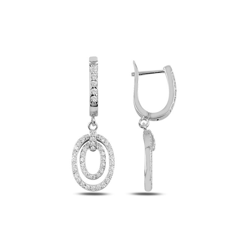 CZ Dangle Earrings - E92557