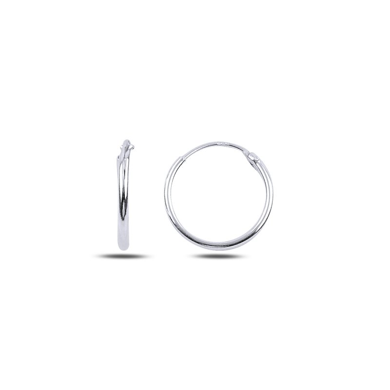 14mm Plain Hoop Earrings - E92652