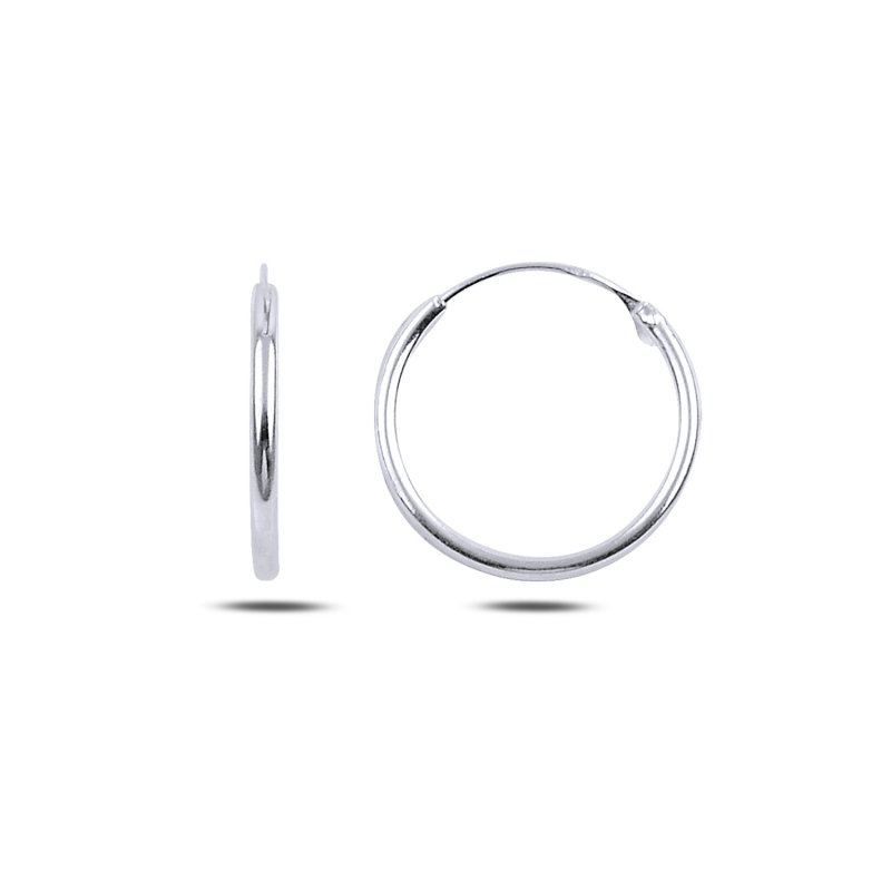 18mm Plain Hoop Earrings - E92818