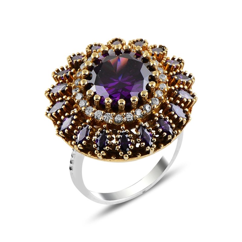 Ottoman Style CZ Ring - R92870