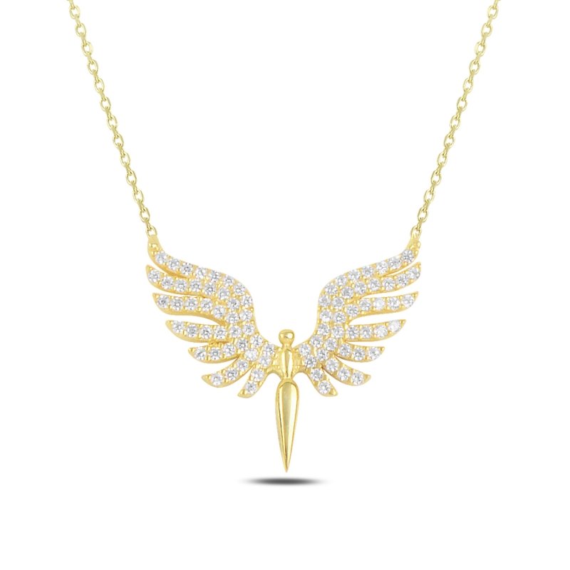 CZ Angel Necklace - N93726