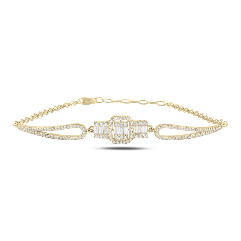 Baguette CZ Bracelet - B93727