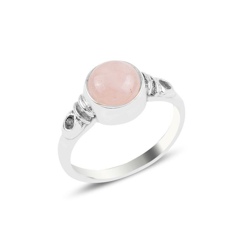 Pink Quartz Solitaire Ring - R93987
