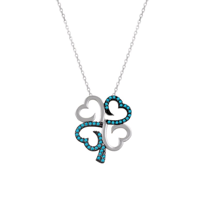 Heart & Clover Necklace - N94059