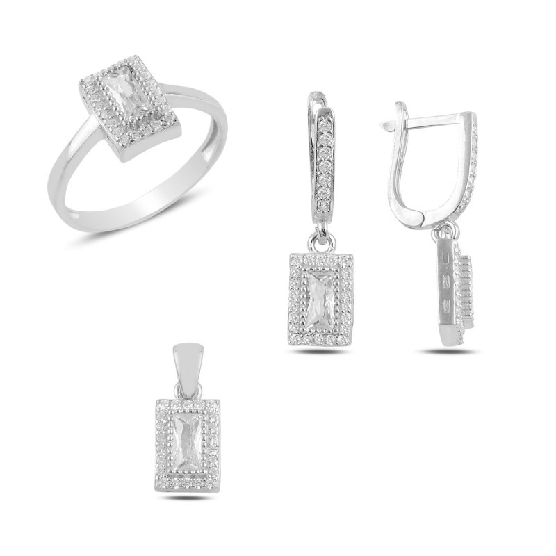 Baget Zirkon Tektaş Set - S94152