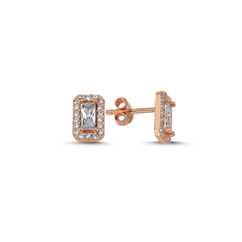 Baguette CZ Stud Earrings - E94751