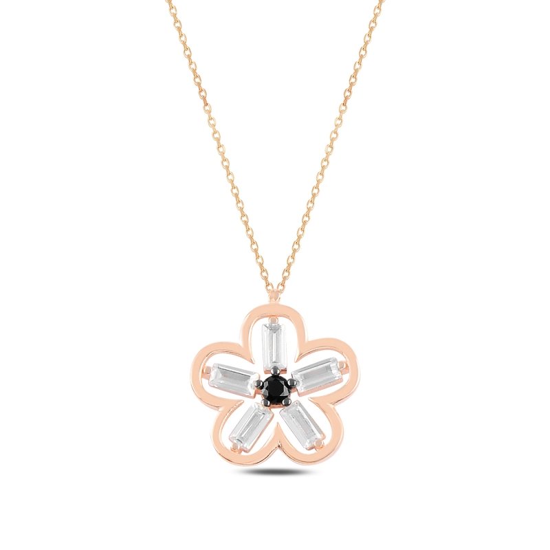 Daisy Baguette CZ Necklace - N94844
