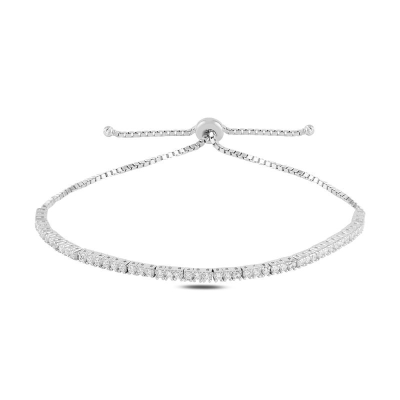 Tennis 2mm CZ Sliding Bracelet - B94900