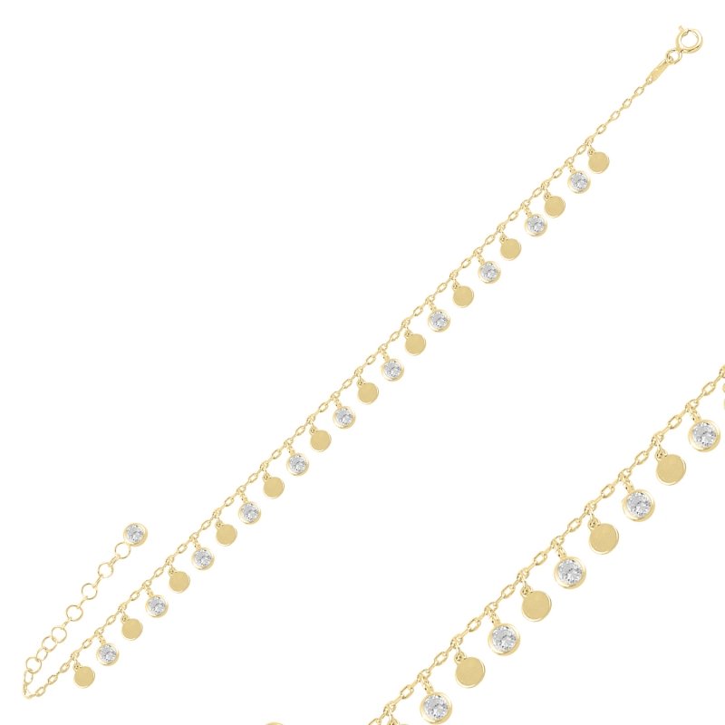 Dangle Sequin & CZ Bracelet - B94953