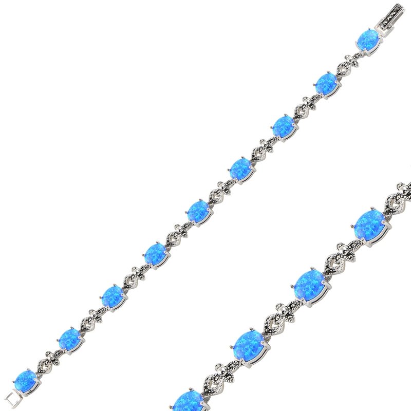 Opal & Marcasite Bracelet - B95075