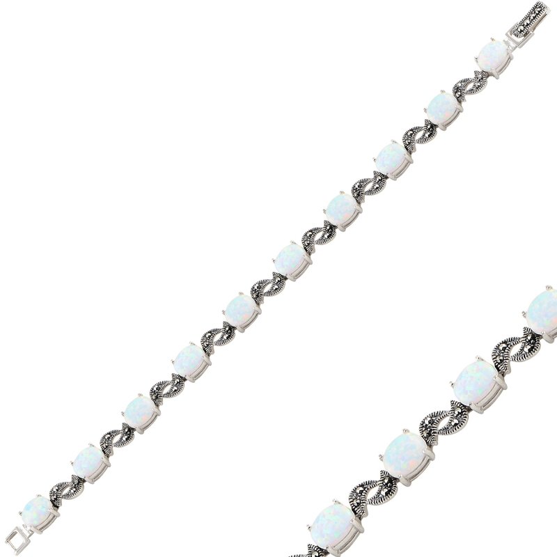 Opal & Marcasite Bracelet - B95077