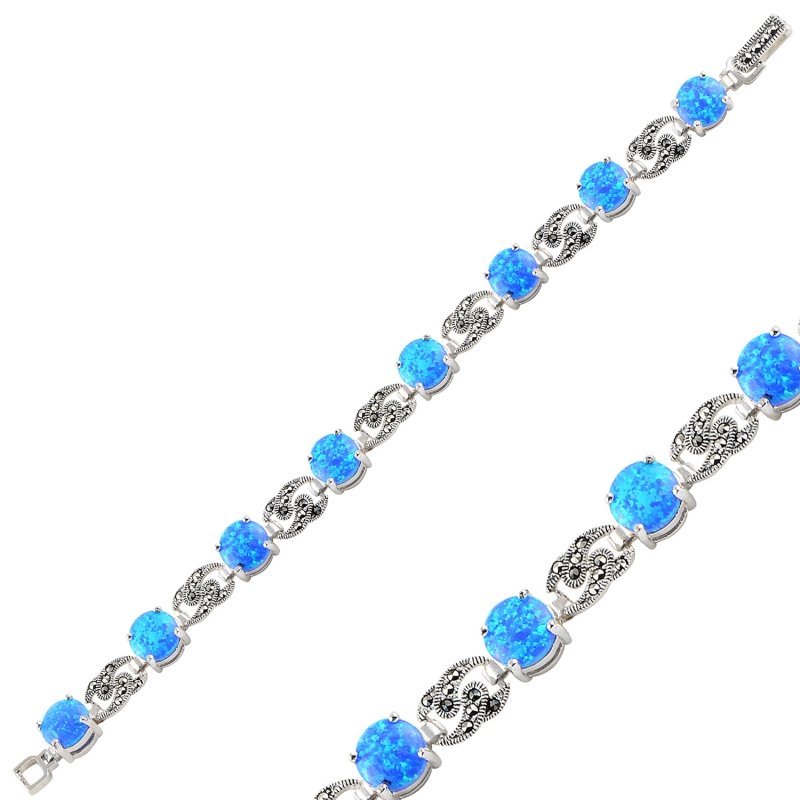 Opal & Marcasite Bracelet - B95083