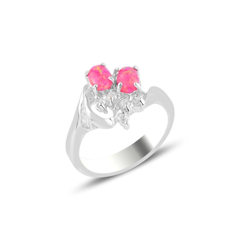 Opal & CZ Ring - R95132