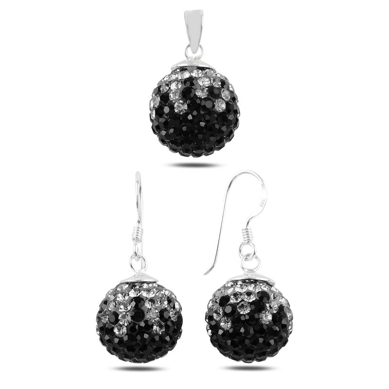 Dangle Ball Crystal Set - S95170