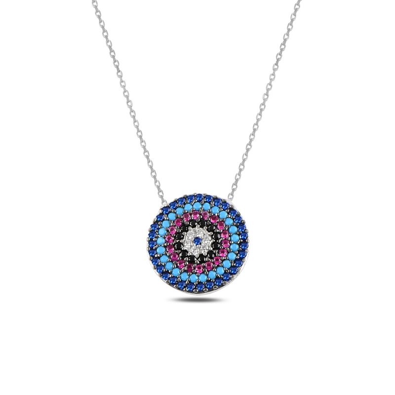 Evil Eye CZ Necklace - N95432