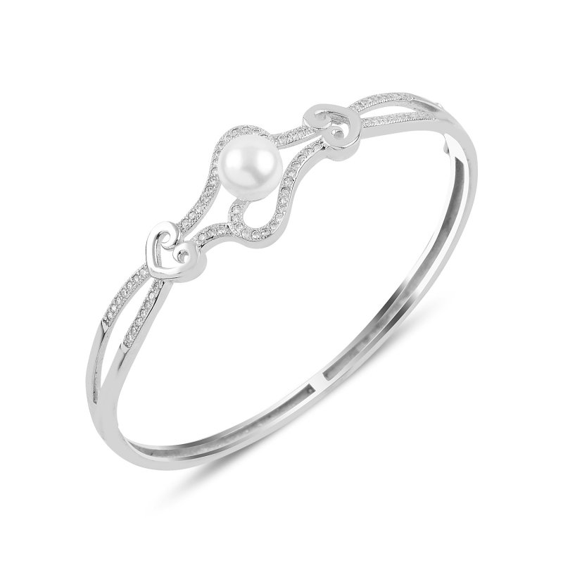 Pearl & CZ Bangle - BN96627