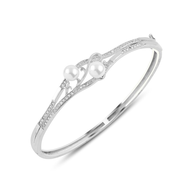 Pearl & CZ Bangle - BN96632