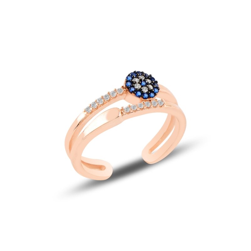 Evil Eye CZ Adjustable Size Ring - R96787