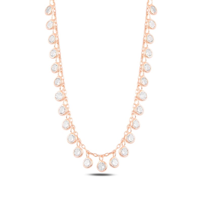 Dangle CZ Necklace - N96852