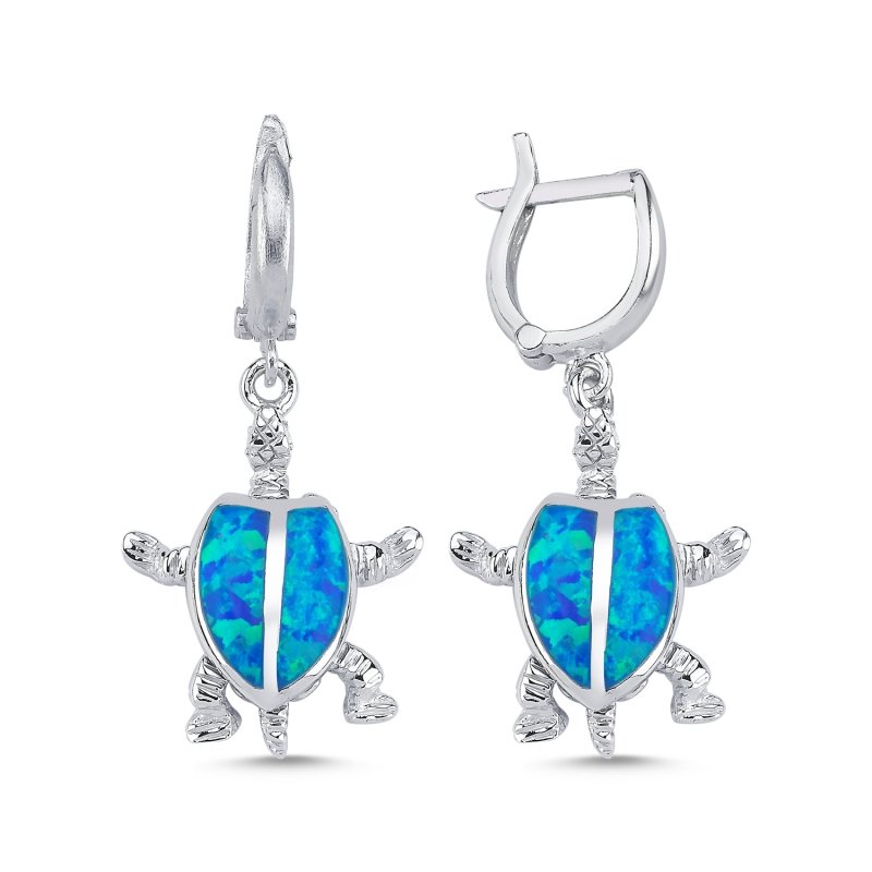 Opal Dangle Turtle Earrings - E97000