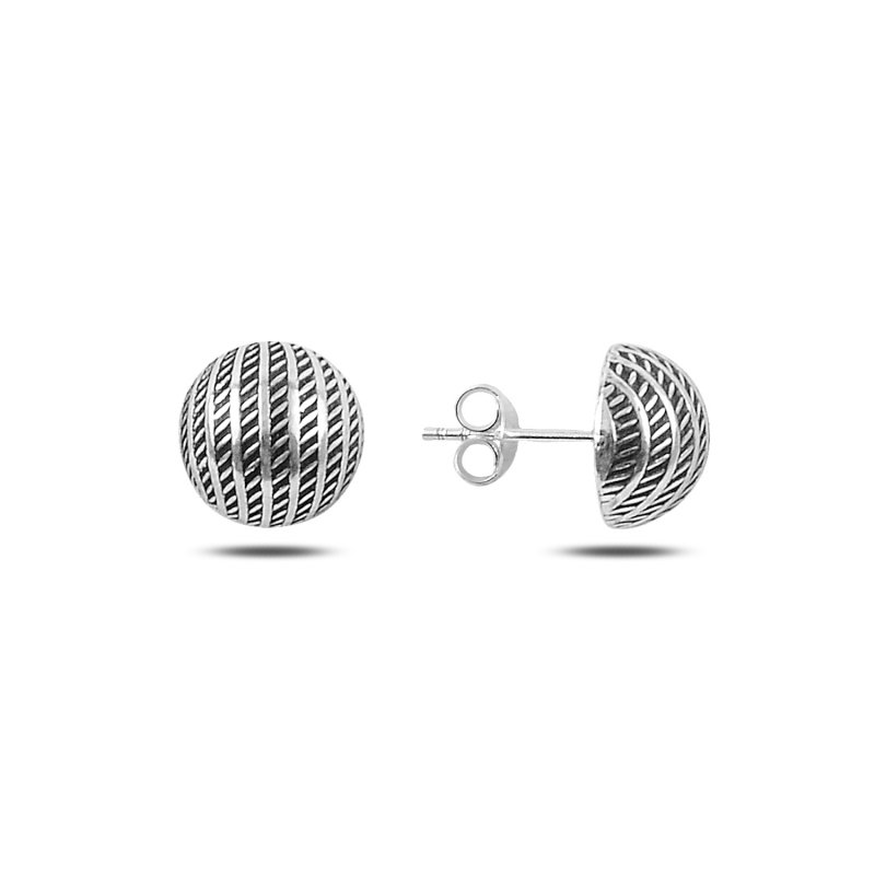 10mm Half Ball Stud Earrings - E97031
