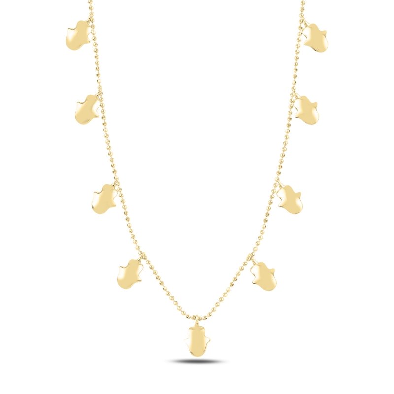 Hamsa Dangle Charm Necklace - N97073