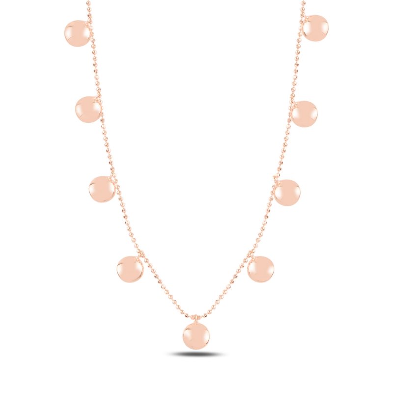 Round Dangle Charm Necklace - N97077