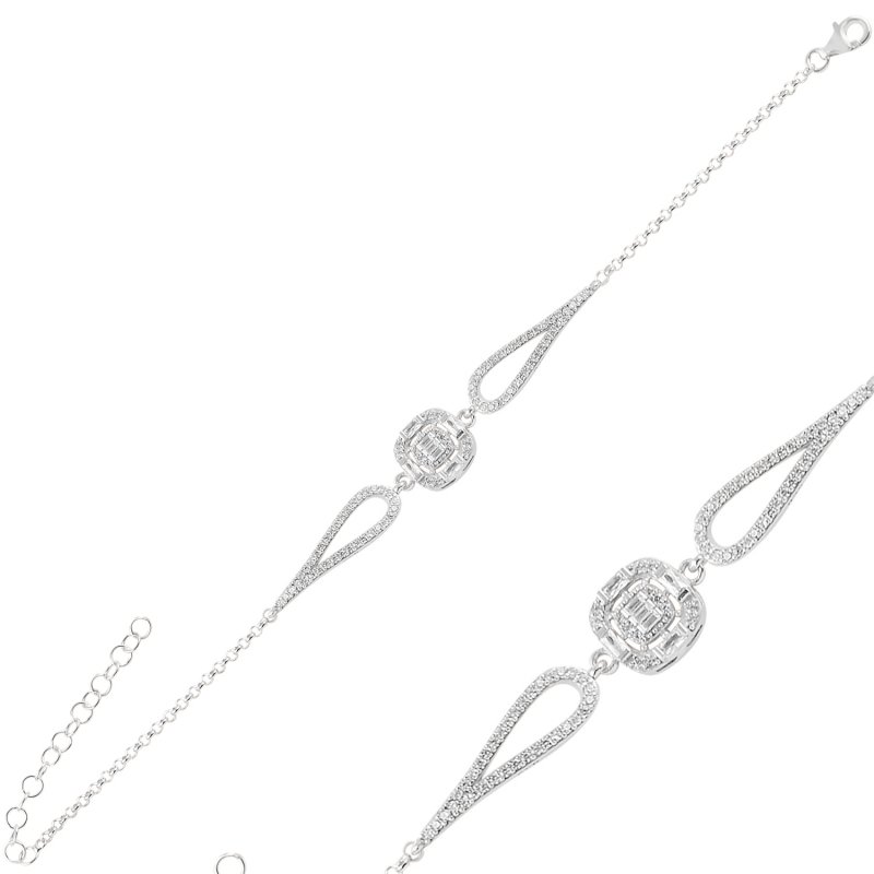Baguette CZ Bracelet - B97092