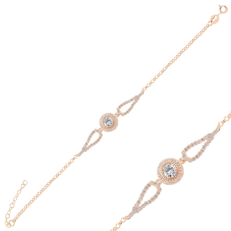 Round CZ Bracelet - B97093