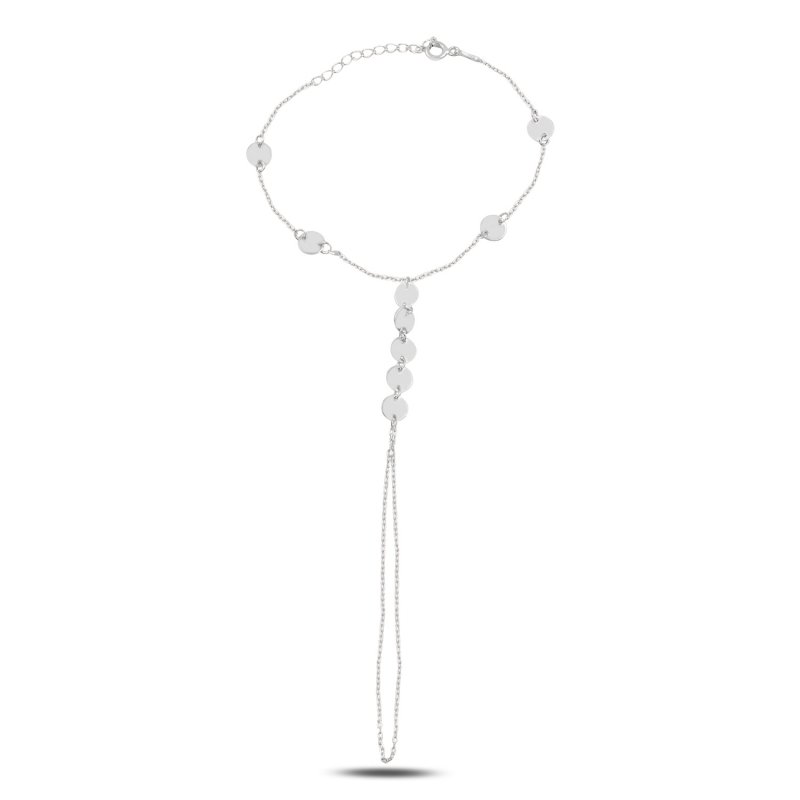 Sequin Bracelet with Ring - B97127