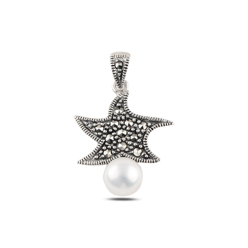 Star Pearl & Marcasite Pendant - P97969