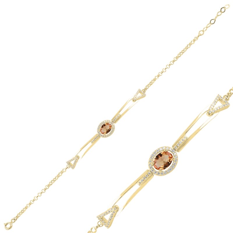 Zultanite & CZ Bracelet - B97986
