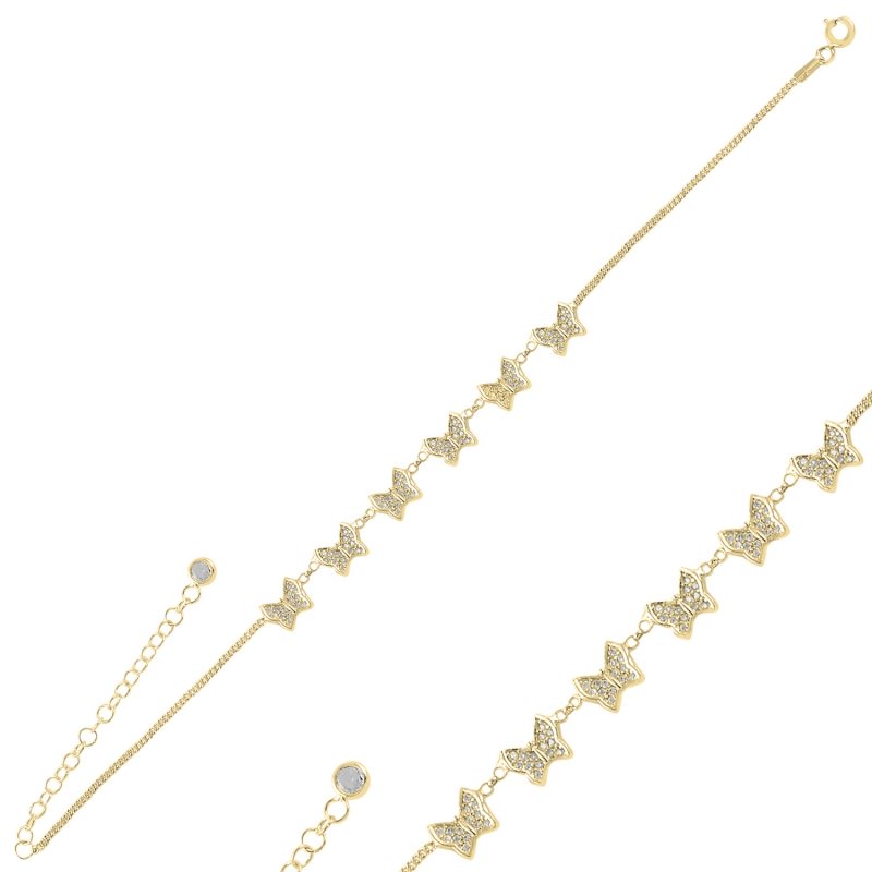 Butterfly CZ Bracelet - B98307