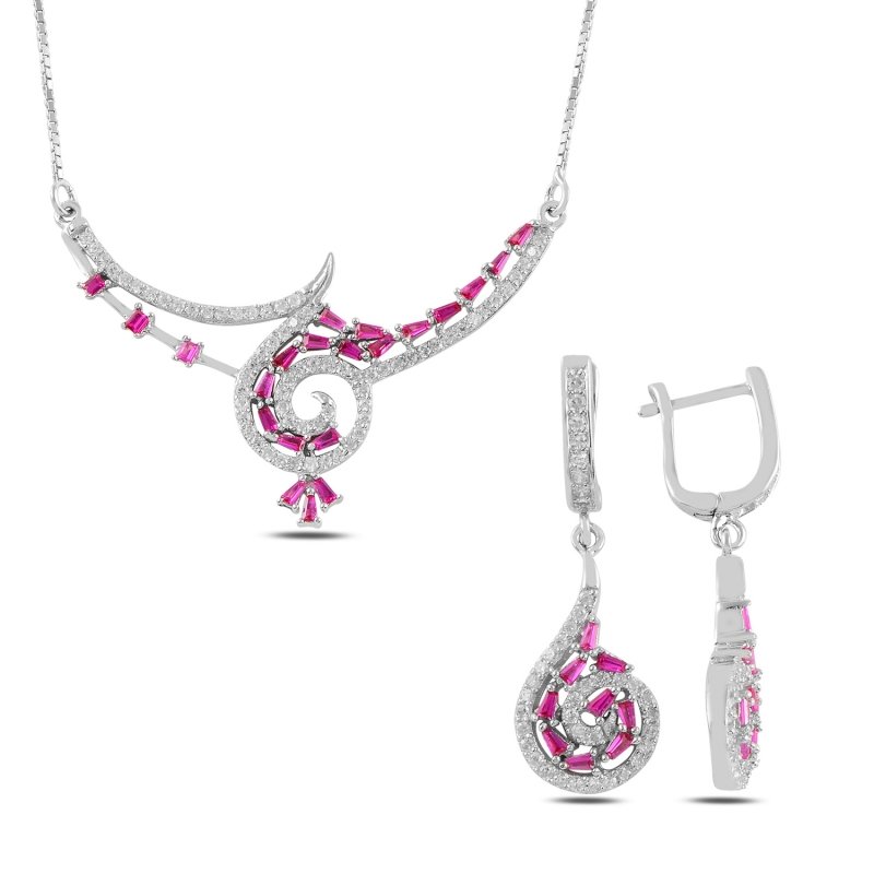 Baguette CZ Set - S98419