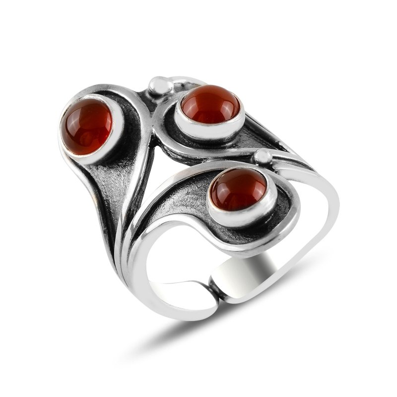 Red Agate Ring - R98496