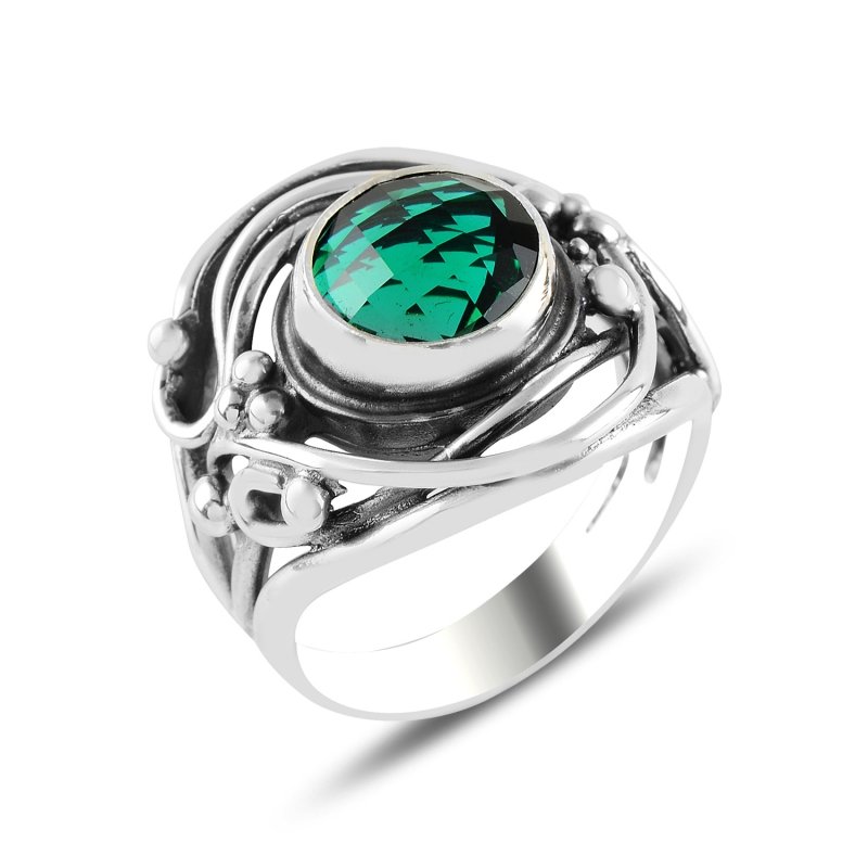 Emerald CZ Ring - R98522