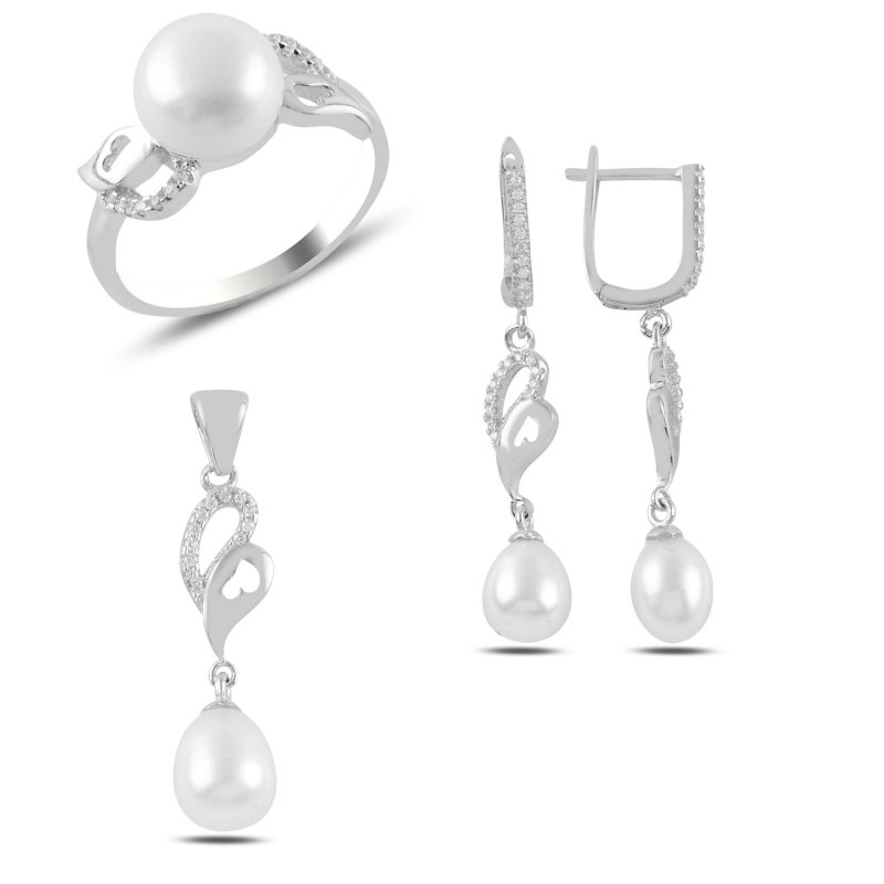 Pearl & CZ Set - S98845